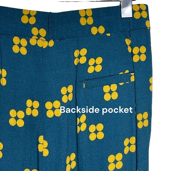 Nice Things Paloma S NWT Straight Leg Art To Wear Gauzy Pleated Pants US 10 - Picture 9 of 14